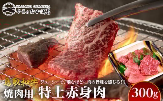 56.鳥取和牛 焼肉用特上赤身肉 300g【国産 鳥取和牛 和牛 焼肉 肉 にく 鳥取県 北栄町 おすすめ 人気】