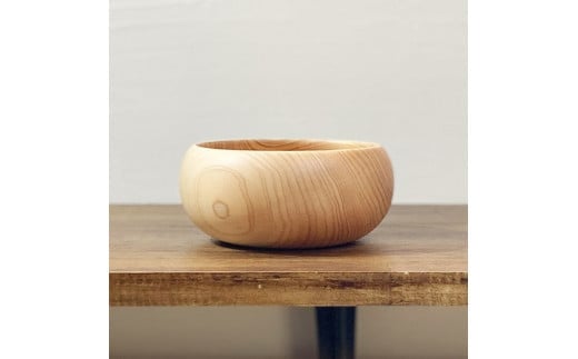 6-45 花と木の工房 メイフラワーズ ヒノキのシチューボウル ALPBH021