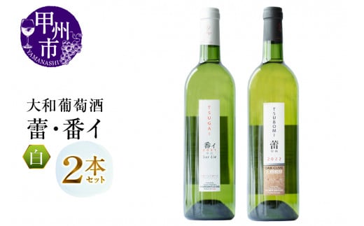 大和葡萄酒が贈る『蕾』『番イ』甲州ワイン飲み比べ２本セット（MG）B15-691