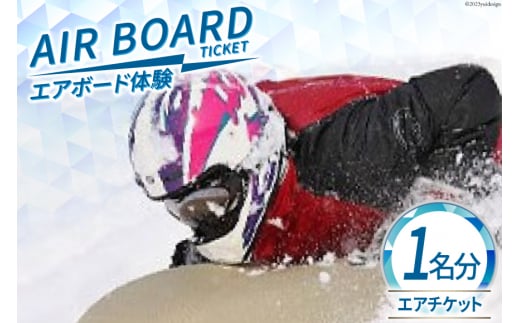 エアボード体験エアチケット (1名様分) [ビバカンパニー 北海道 剣淵町 14656187]