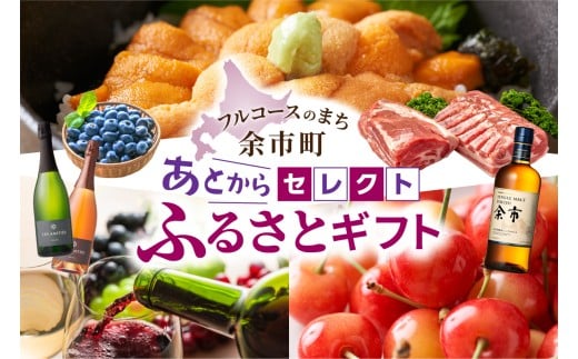 【あとからセレクト】15,000円 余市町 2年間有効！ 選べる 返礼品 ギフト 海の幸 海鮮 フルーツ 果物 ワイン ウイスキー