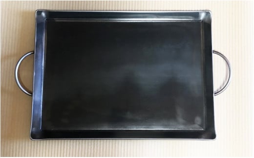 バーベキュー用 極厚鉄板 ファミリー用 （約360mm × 260mm）｜カナメ工業 鉄板 キャンプ用品 アウトドア用品 キャンプ アウトドア BBQ M20S47