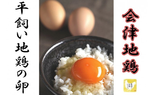 33-I 【卵かけご飯セット~お米・山塩たれ付き~】 平飼い会津地鶏卵30個、令和5年産米天のつぶ9合(3合×3)、卵かけご飯用山塩タレ20個※沖縄・離島への配送不可 ※2023年11月頃より順次発送予定