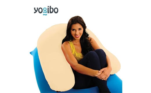 【⑤クリームホワイト】39-C-5 Yogibo Support( ヨギボー サポート )◇