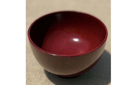 <香川漆器>12cm汁椀 総後藤塗 1個【1620834】