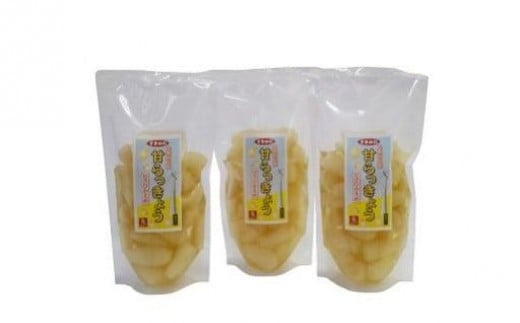 砂丘らっきょう 甘酢漬  200g 3袋入り