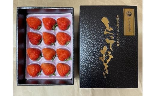 <2026年2月より発送>がんばる私に、ご褒美いちご。オリジナル品種「とっておき」( 12 ~ 15 粒入り )ドライフルーツセット(贈答用)