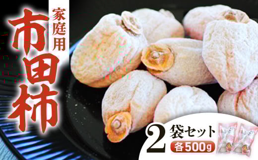 A-111 信州の特産品「市田柿」家庭用500g×2袋セット<2026年1月上旬~2月下旬発送>