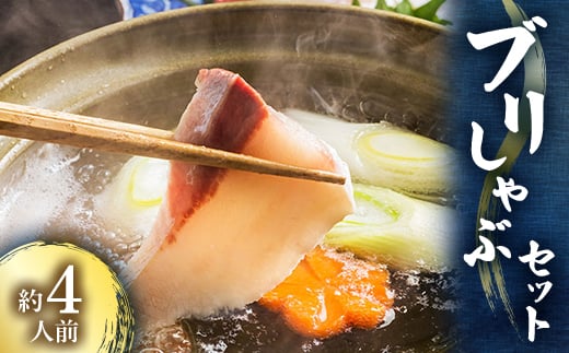ブリしゃぶセット 約4人前【1372888】