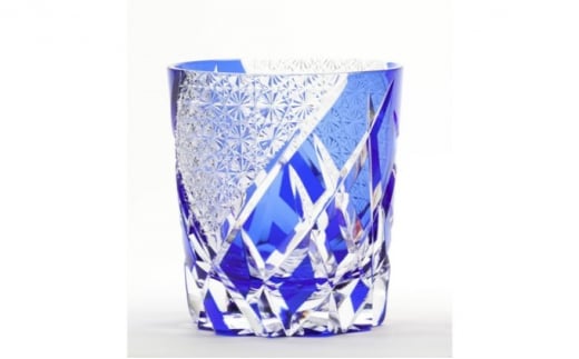 江戸切子 彩鳳 菊繋ぎ文様 オールドルリ  | 江戸切子 グラス 伝統工芸 綺麗 伝統 ギフト 誕生日 高級 海外 記念 還暦祝い 酒器 限定品 職人 お祝い ご褒美 日本土産 江戸切子 グラス コップ 日本製 プレゼント 贈り物 卒業祝い 就職祝い 記念品 贈答品 父の日 母の日 ミツワ ミツワ硝子伝統工芸 埼玉県 草加市