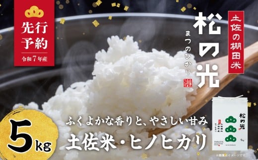 土佐町産｢松の光｣精米５ｋｇ