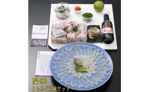 【指定日必須】【ギフト用】豪華 とらふぐ三昧セット (刺身・鍋2~3人前)