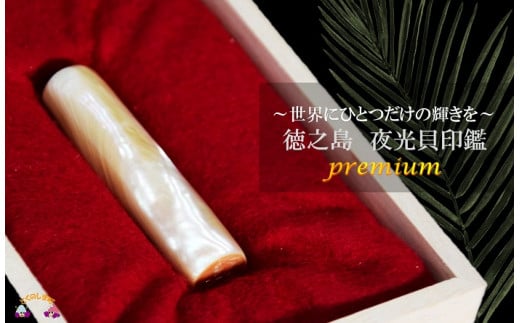 860～ワンランク上の輝きと存在感～徳之島の夜光貝印鑑premium