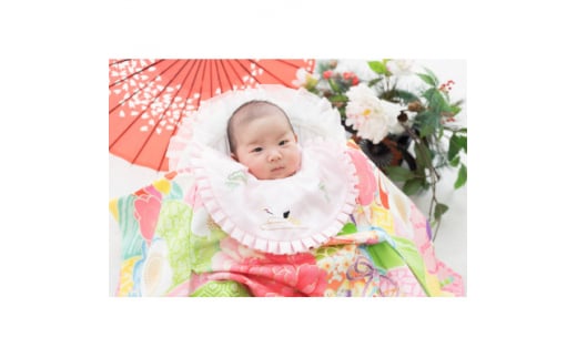 お宮参り スタジオ撮影・全データ付き(お宮参り対象者1名様)【1387175】