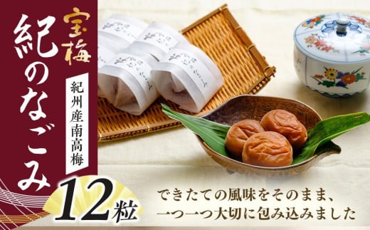 お取り寄せに大人気！紀州南高梅 宝梅紀のなごみ12粒