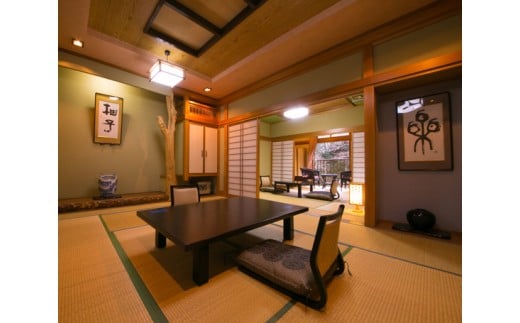 No.345 あつぎ飯山温泉元湯旅館　日帰りプランお食事付（2名様分） ／ 食事券 入浴券 個室利用 2名 温泉 神奈川県