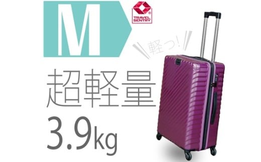 No.647 TOMAXライトキャリー中型パープル 3.9kg ／ キャリーバック スーツケース カバン 神奈川県