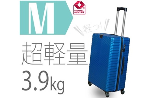 No.648 TOMAXライトキャリー中型ブルー 3.9kg ／ キャリーバック スーツケース カバン 神奈川県