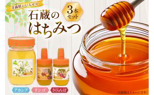 はちみつ 国産 アカシアはちみつ 500g りんごはちみつ 100g さくらんぼはちみつ 100g 各1本 [東養蜂場 青森県 おいらせ町 oi02ayo660006] 蜂蜜 詰め合わせ アカシア りんご リンゴ さくらんぼ