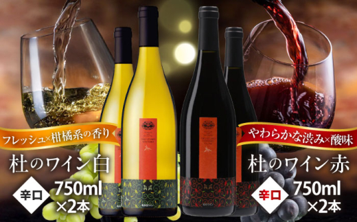 奥出雲葡萄園 杜のワイン白2本／赤2本セット   国産 ワイン セット 島根県雲南市/有限会社奥出雲葡萄園 [AICS062]