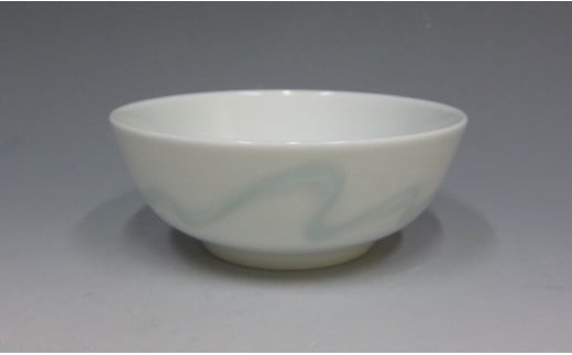 日展会友 照井一玄作 青白磁 平丼 水の中 A20-234