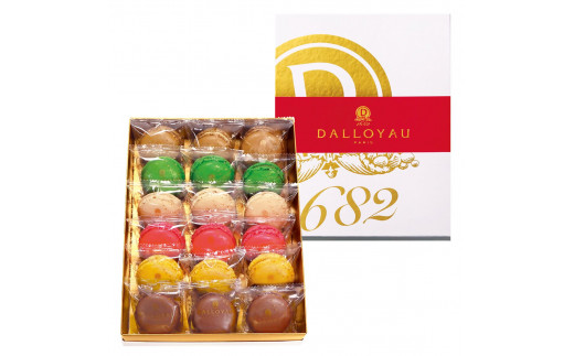 ダロワイヨ　マカロン詰め合わせ（18個入）