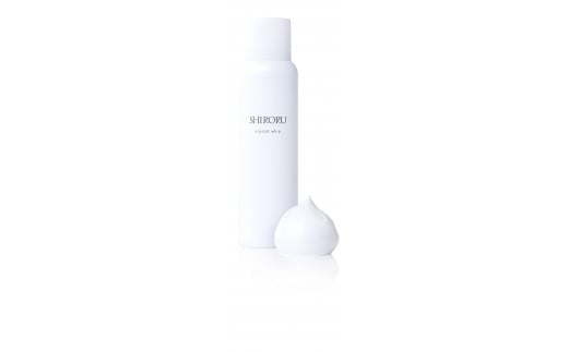 SHIRORU クリスタルホイップ 120g<炭酸泡洗顔が毛穴・くすみ汚れを吸着>