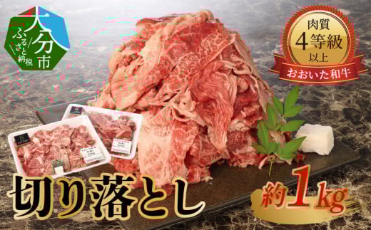 おおいた和牛　切り落とし　約1.0kg  牛肉 大分県産 和牛 使いやすい 牛丼 大ボリューム 国産 牛切り落とし 冷凍 1kg A01095