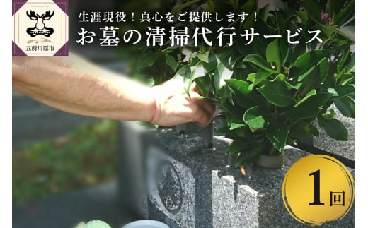 お墓の清掃代行サービス(1回分)