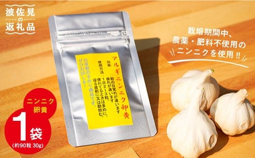 【栄養満点！】ニンニク卵黄 自然栽培 【浅田峠自然塾】 [EA09]