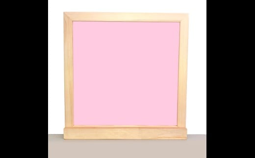 木製枠ホワイトボード「ましかくカラーボード」さくらいろ