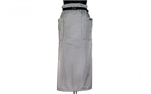 下半身を保温してエコ＆ウォームビズ「あったかロンジー」【サイズ：S～M／カラー：グレー】