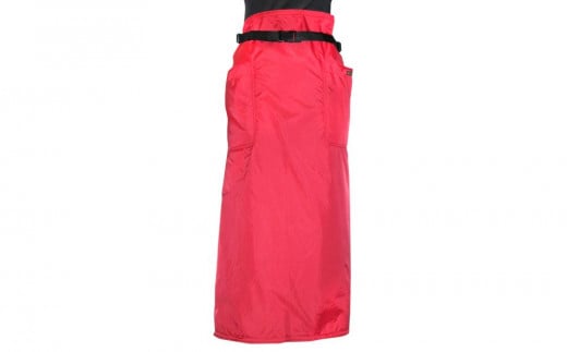 下半身を保温してエコ＆ウォームビズ「あったかロンジー」【サイズ：L～LL／カラー：赤】