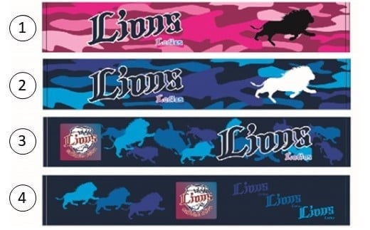 埼玉西武ﾗｲｵﾝｽﾞ･ﾚﾃﾞｨｰｽを応援しよう！ﾏﾌﾗｰﾀｵﾙ　タオル①