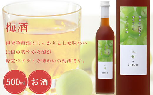 加須産の酒米と果実だけでつくったお酒 梅酒 箱入500ml