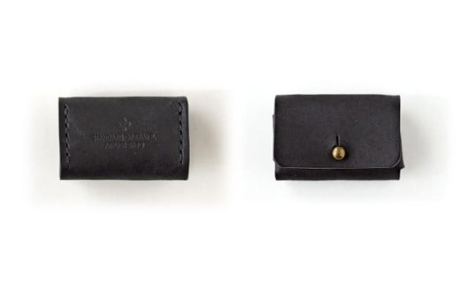 999円以上入る 小さい 小銭入れ  07 ブラック