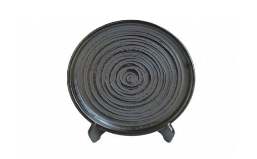 丸盆　象谷塗　尺０　サイズφ29.5ｃｍ×H2.8ｃｍ | 丸盆 盆 象谷塗 漆 天然素材 和 木材 木製 木工品 贈答 工芸品 伝統 漆器山富 香川県 三木町 |_mk034-007