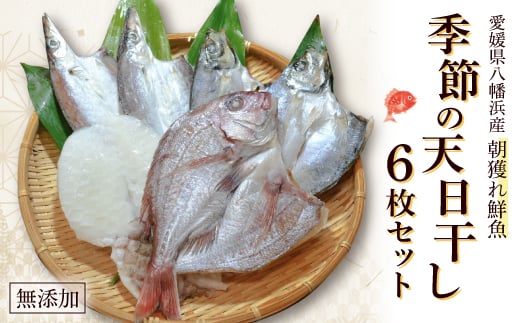 無添加・天日干し ピチピチ朝獲れ鮮魚の天日干し 6枚<C26-7>【1044327】