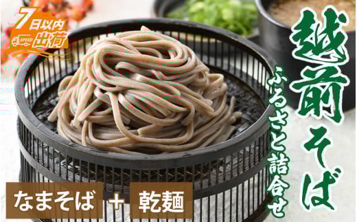 越前そばふるさと詰合せ 合計6食 [A-120001]