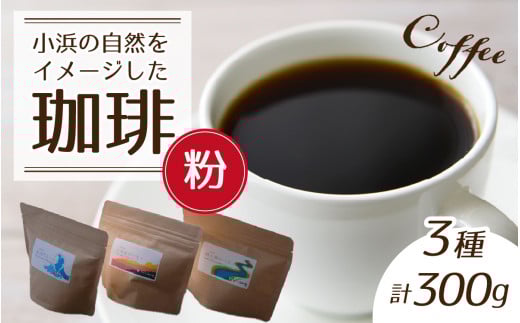 珈琲３００g 小浜セット（粉） [BFAI017]