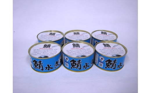 若狭の鯖水煮缶詰 6缶セット [BFBS006]