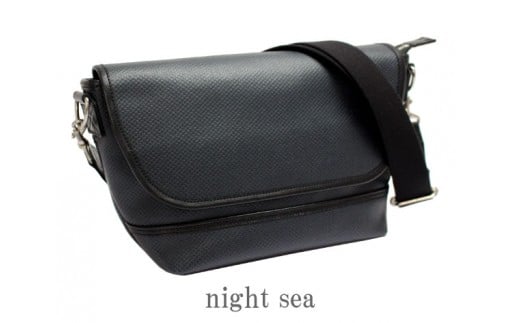 松右衛門帆 ショルダーバッグ Vant(ヴァン)night sea 帆布 普段使い 丈夫 シンプル