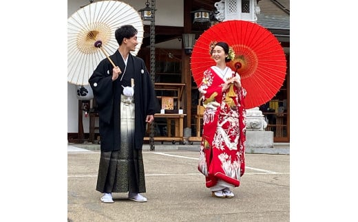 鹿嶋神社挙式とロケーション撮影プラン【土日祝用】 ウエディングフォト 結婚 本格的神社挙式 高砂市 ふるさと納税