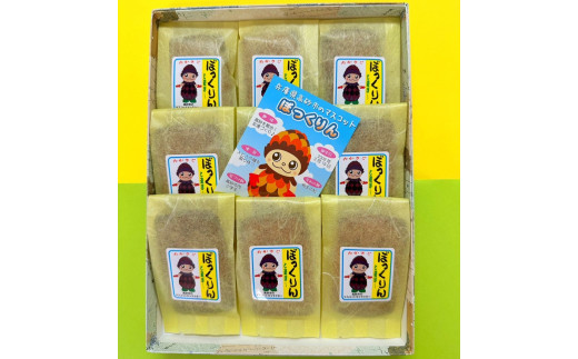 ぼっくりんと遊ぼ~9個箱入り フィナンシェ風焼き菓子  瀬戸内産伊予柑 高砂市 マスコットキャラクター ふるさと納税