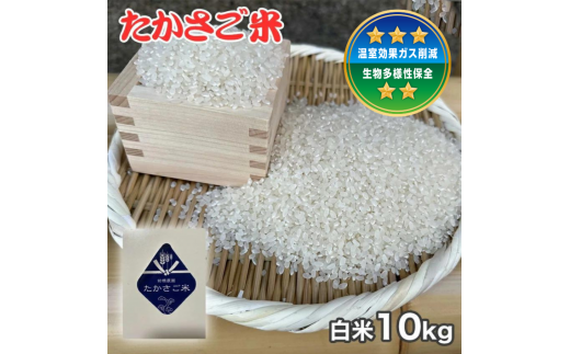 新米 たかさご米  白米  10kg 結びのまち 高砂市 ヒノヒカリ 環境に優しい 植物繊維 タンパク質 腸内環境