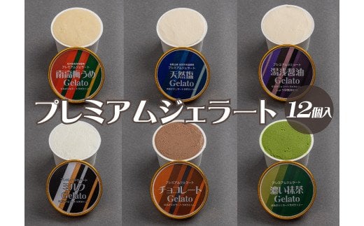 プレミアムジェラート 詰め合わせセット(6種類×2個) アイスクリームセット 100mlカップ ゆあさジェラートラボラトリー/ジェラート アイス アイスクリーム  【kmtb701】