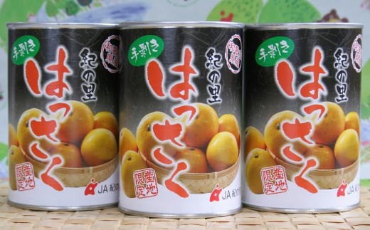 和歌山産手剥き八朔缶詰450g×8缶入り / 果物 くだもの フルーツ みかん 缶詰[tec912A]