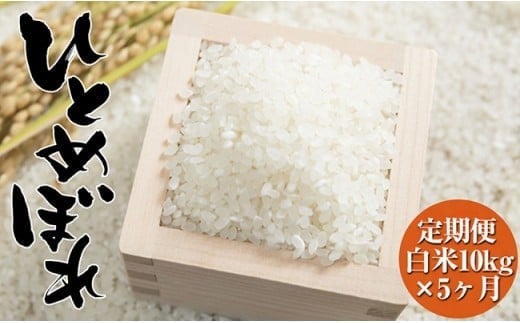 【5ヶ月定期便】 令和7年度産 新米 ひとめぼれ 白米 50kg (10kg×5ヶ月定期便) 海の見える農園で作った白米 【 米 お米 おにぎり おむすび お弁当 数量限定 産地直送 岩手県 陸前高田市 大和農園 】 RT790-R7