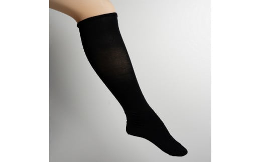 転倒予防2足組むくみ対策くつ下　黒26～27cm