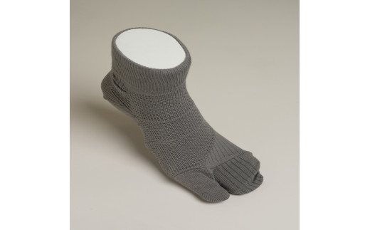 外反母趾対策くつ下 2足組　グレー24～25cm